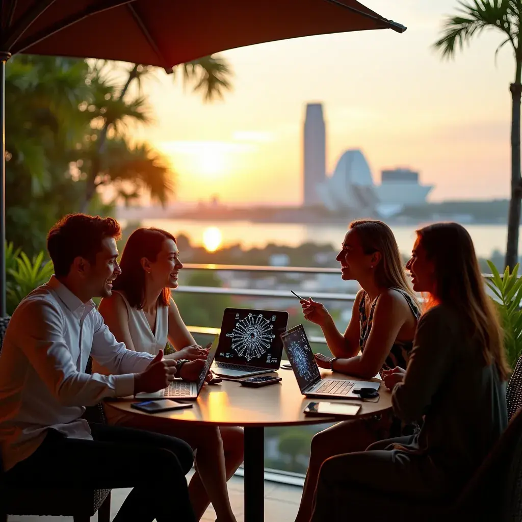 Modern office environment